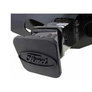 2" Trailer Tow Hitch Receiver Cover Plug Dust Cap FORD LOGO rubber insert
